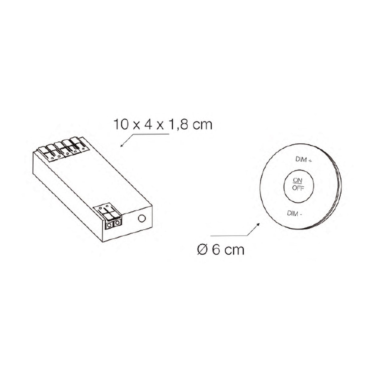 EVIVA PLUS 101RC disegno quotato