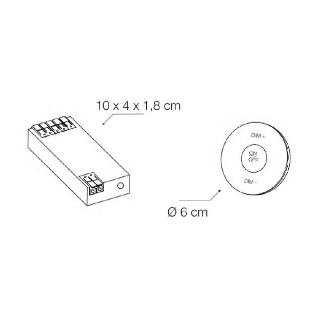EVIVA PLUS 101RC disegno quotato